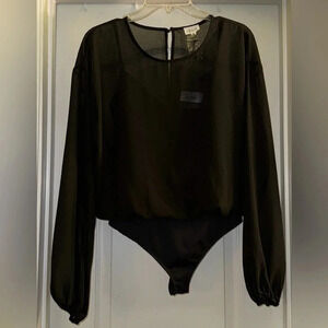 Le Lis Collection Parsons Chiffon Bodysuit